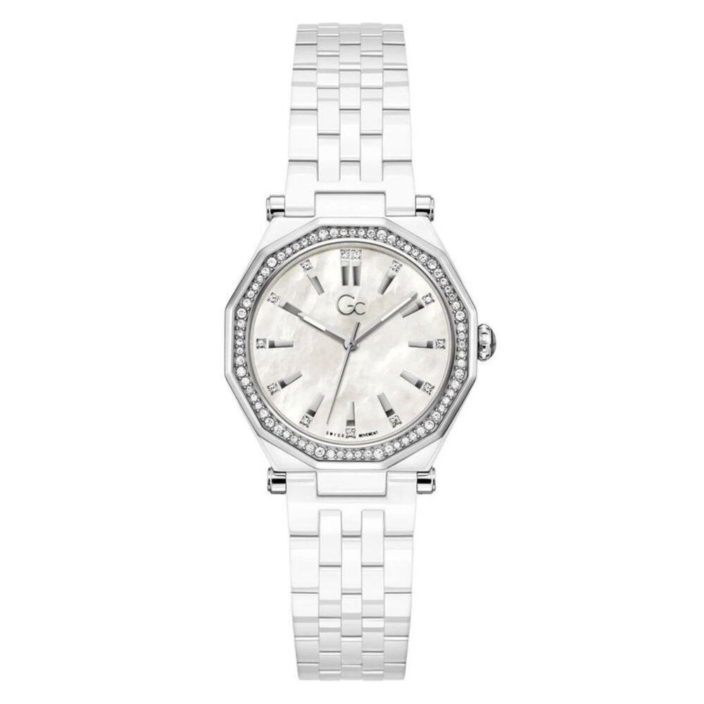 GC Ceramic Dress Watch with Sleek Design Women Gray Watches